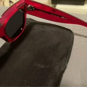 Celine | Accessories | Nwot Authentic Celine Maroon Lucite  display picture 2